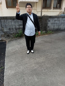 「PRADA（プラダ）のアイテム」を使った、NatsuNakaさん（メンズ・174cm）の秋コーディネート