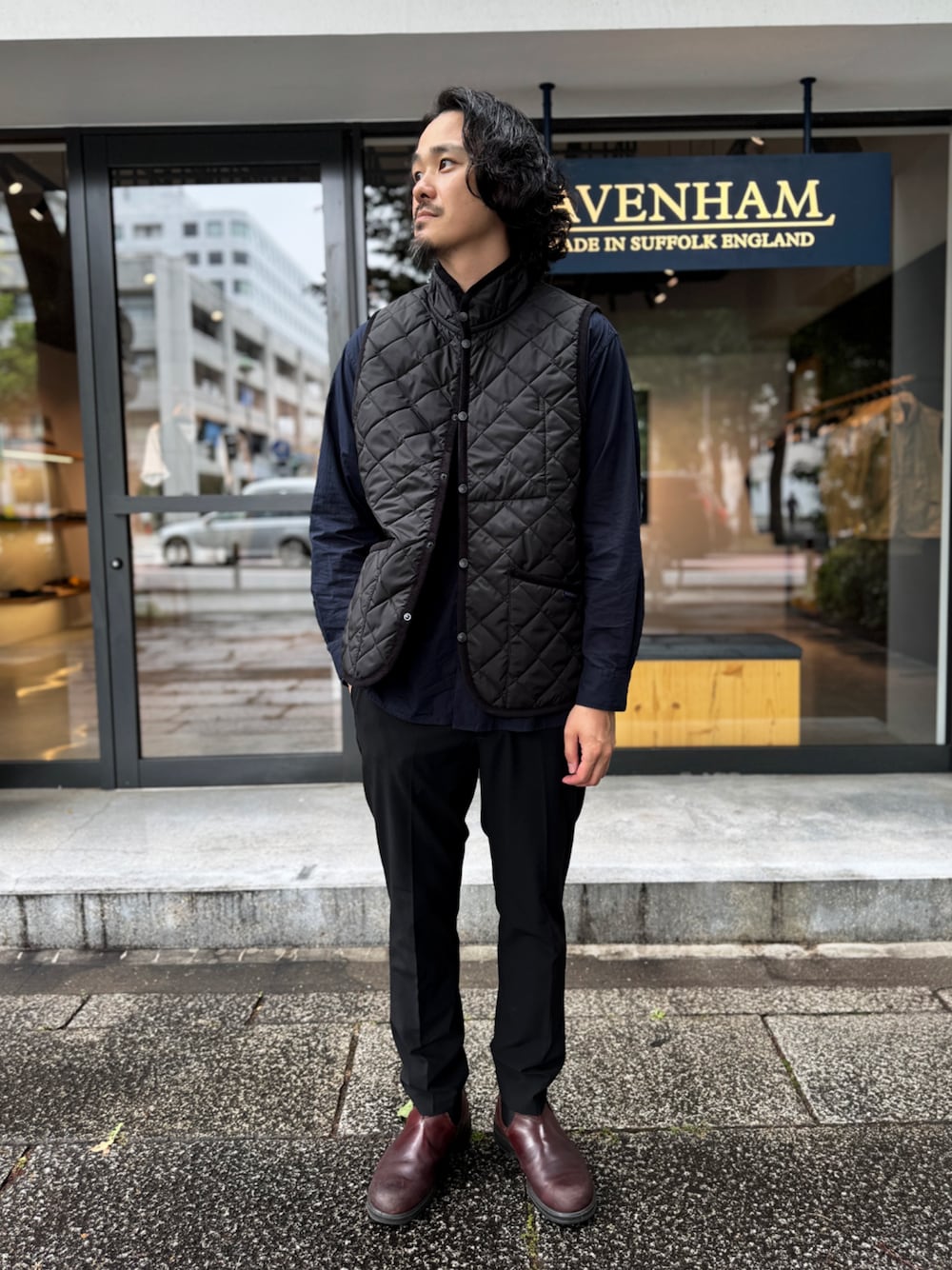 Lavenham 横浜(Lavenham YOKOHAMA)｜LAVENHAMのベストを使った春