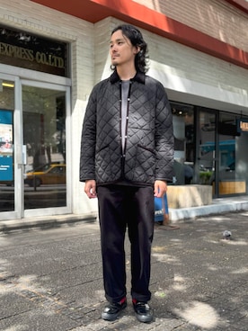 「アイテム（その他アウター）」を使った、Lavenham 横浜さん（メンズ・180cm）の秋コーディネート