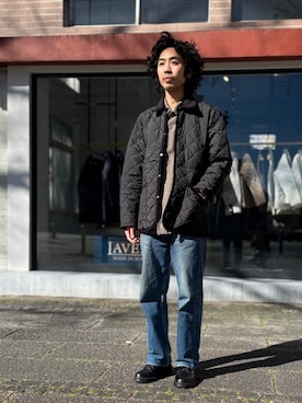 「LAVENHAM(ラベンハム)のアイテム」を使った、Lavenham 横浜さん(メンズ・167cm)の春コーディネート