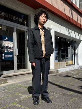 「LAVENHAM(ラベンハム)のアイテム」を使った、Lavenham 横浜さん(メンズ・167cm)の春コーディネート