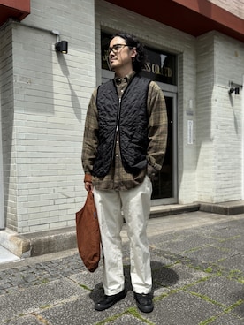 「イギリス」｜Lavenham 横浜さん（メンズ・180cm）の春コーディネート