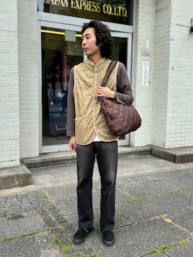 「イギリス」｜Lavenham 横浜さん（メンズ・167cm）の春コーディネート