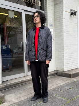「LAVENHAM（ラベンハム）のアイテム」を使った、Lavenham 横浜さん（メンズ・180cm）の春コーディネート