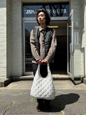 「LAVENHAM（ラベンハム）のアイテム」を使った、Lavenham 横浜さん（メンズ・167cm）の春コーディネート