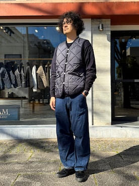 「LAVENHAM(ラベンハム)のアイテム」を使った、Lavenham 横浜さん(メンズ・180cm)の春コーディネート