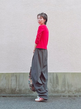 「Port（ポート）のアイテム」を使った、yuiteetoyolさん（レディース・160cm）の秋コーディネート