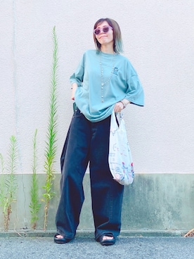 「しまむら（シマムラ）のアイテム」を使った、yuiteetoyolさん（レディース・160cm）の夏コーディネート