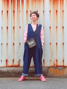 「KBF（ケイビーエフ）のアイテム」を使った、yuiteetoyolさん（レディース・160cm）の春コーディネート