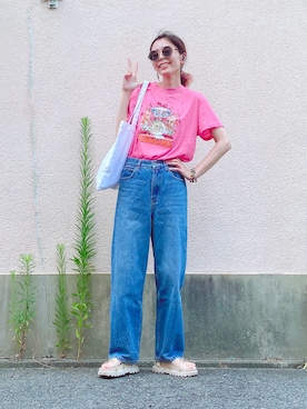 「アイテム（シューズ）」を使った、yuiteetoyolさん（レディース・160cm・40代）の夏コーディネート