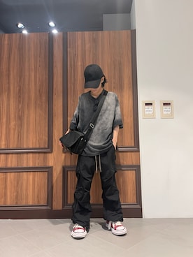 「WHITELAND（ホワイトランド）のアイテム（バッグ）」を使った、ゆうとさん（メンズ・170cm）の夏コーディネート