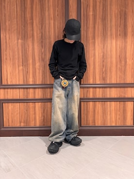 「DANKE SCHON（ダンケシェーン）のアイテム（帽子）」を使った、ゆうとさん（メンズ・170cm）の冬コーディネート