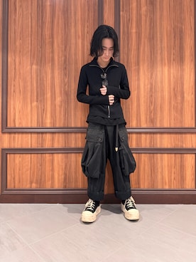 「WHITELAND（ホワイトランド）のアイテム（ニット/セーター）」を使った、ゆうとさん（メンズ・170cm）の夏コーディネート