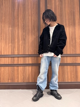 「DANKE SCHON（ダンケシェーン）のアイテム（ジャケット/アウター）」を使った、ゆうとさん（メンズ・170cm）の秋コーディネート