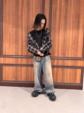 「DANKE SCHON（ダンケシェーン）のアイテム（ジャケット/アウター）」を使った、ゆうとさん（メンズ・170cm）の冬コーディネート