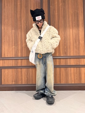 「DANKE SCHON（ダンケシェーン）のアイテム（バッグ）」を使った、ゆうとさん（メンズ・170cm）の秋コーディネート