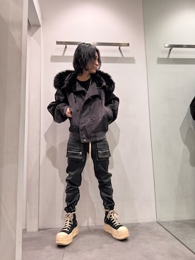 「アイテム（MA-1）」を使った、ゆうとさん（メンズ・170cm）の秋コーディネート