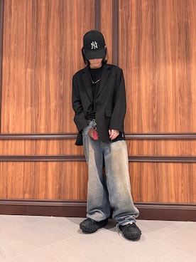 「DANKE SCHON（ダンケシェーン）のアイテム（ジャケット/アウター）」を使った、ゆうとさん（メンズ・170cm）の冬コーディネート