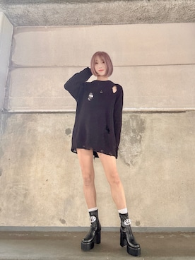 「ENVYM（アンビー）のアイテム」を使った、yuiyuzukiさん（レディース・169cm）の秋コーディネート