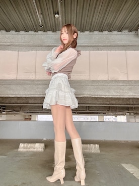 「rienda（リエンダ）のアイテム」を使った、yuiyuzukiさん（レディース・169cm）の春コーディネート