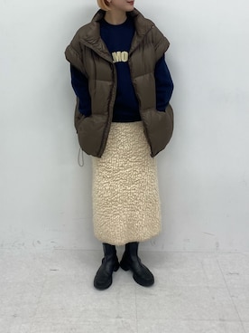 「URBAN RESEARCH（アーバンリサーチ）のTeya　Almost Sweat（スウェット）」を使った、shopioさん（レディース・167cm）の冬コーディネート