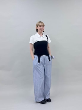 「骨格ナチュラル」｜shopioさん（レディース・167cm）の夏コーディネート