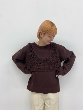 「LAATO（ラート）のアイテム」を使った、shopioさん（レディース・167cm）の冬コーディネート