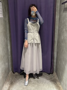 ⭐︎新品未使用⭐︎ スクエアトゥミュール　シルバー　MURUA スクエアトゥミュール シルバー MURUA 靴