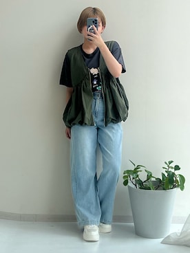 p iさん（レディース・155cm）の春コーディネート