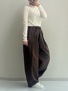 「nissen（ニッセン）のアイテム」を使った、p iさん（レディース・155cm）の秋コーディネート