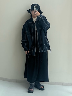 「nissen（ニッセン）のアイテム」を使った、p iさん（レディース・155cm）の夏コーディネート