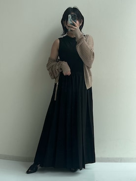 「レギュラー」｜「アイテム（サンダル）」を使った、p iさん（レディース・155cm）の夏コーディネート