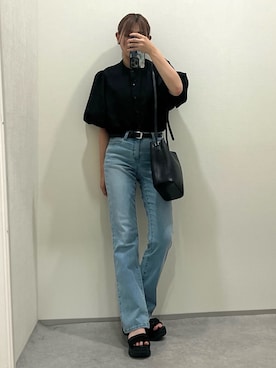 p iさん（レディース・155cm）の夏コーディネート