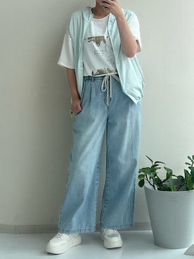 p iさん（レディース・155cm）の春コーディネート