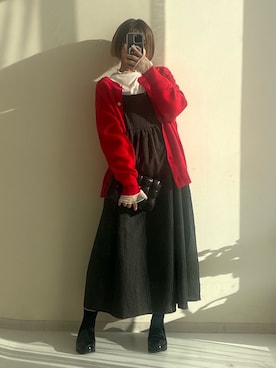「nissen（ニッセン）のアイテム」を使った、p iさん（レディース・155cm）の秋コーディネート