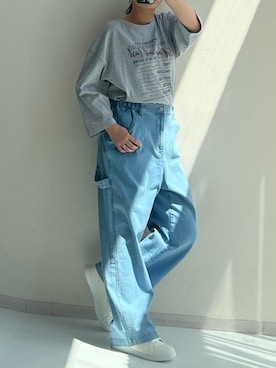 「nissen（ニッセン）のアイテム」を使った、p iさん（レディース・155cm）の夏コーディネート