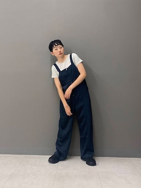 「KBF（ケイビーエフ）のアイテム（オールインワン・サロペット）」を使った、ほみさん（レディース・156cm）の夏コーディネート