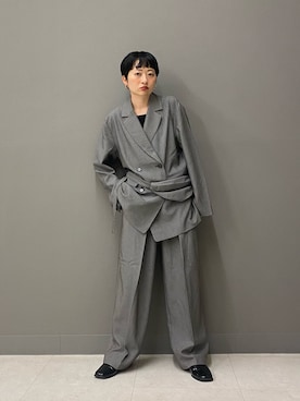 「アイテム（テーラードジャケット）」を使った、ほみさん（レディース・156cm）の夏コーディネート