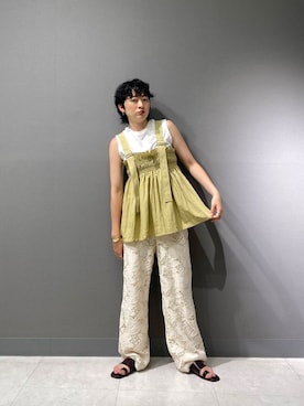 「kbf_ootd」｜「アイテム（その他トップス）」を使った、ほみさん（レディース・156cm）の夏コーディネート