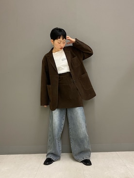 「アイテム（その他シューズ）」を使った、ほみさん（レディース・156cm）の秋コーディネート