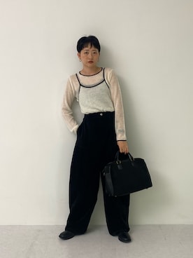 ほみさん（骨格ナチュラル・レディース・156cm）の秋コーディネート