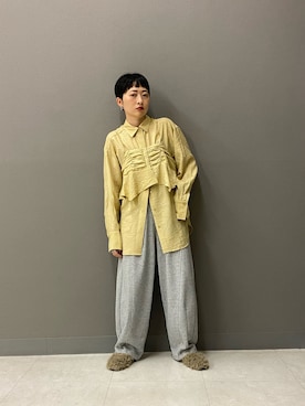 「アイテム（その他シューズ）」を使った、ほみさん（レディース・156cm）の秋コーディネート