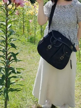 「アイテム（デニムスカート）」を使った、marさん（レディース・155cm）の夏コーディネート