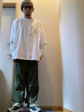 higemegane☑︎さん（メンズ・171cm）の秋コーディネート