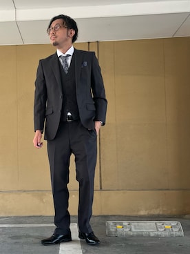 「HAMILTON(ハミルトン)のアイテム」を使った、higemegane®︎さん(メンズ・172cm)の春コーディネート