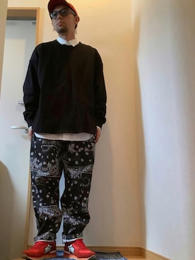 higemegane☑︎さん（メンズ・171cm）の秋コーディネート