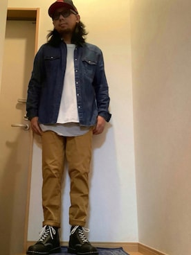 higemegane☑︎さん（メンズ・171cm）の秋コーディネート