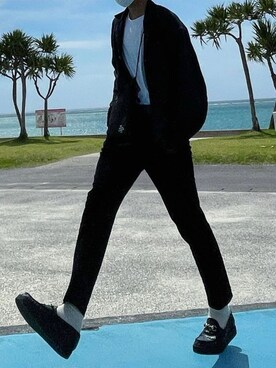 「Lui's（ルイス）のアイテム（シューズ）」を使った、ゆうたさん（メンズ・177cm）の夏コーディネート