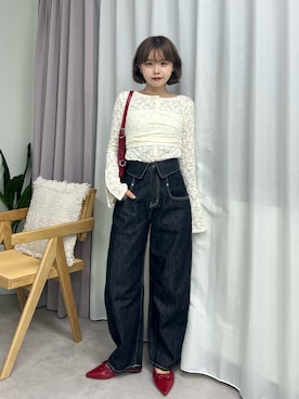 「アイテム（アンサンブル）」を使った、tomoka︎︎︎︎︎☺︎さん（レディース・157cm）の秋コーディネート