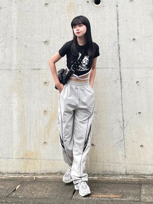 セール】パイピングラインナイロントラックパンツ（その他パンツ